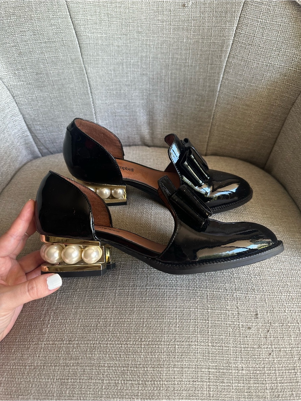 Jeffrey Campbell Patent Civil Loafers
